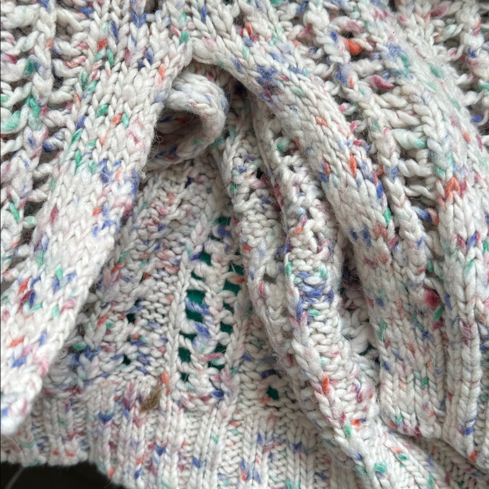American Eagle Outfitters Women’s Multicolor Alpaca Wool Blend Sweater Casual - Picture 6 of 7